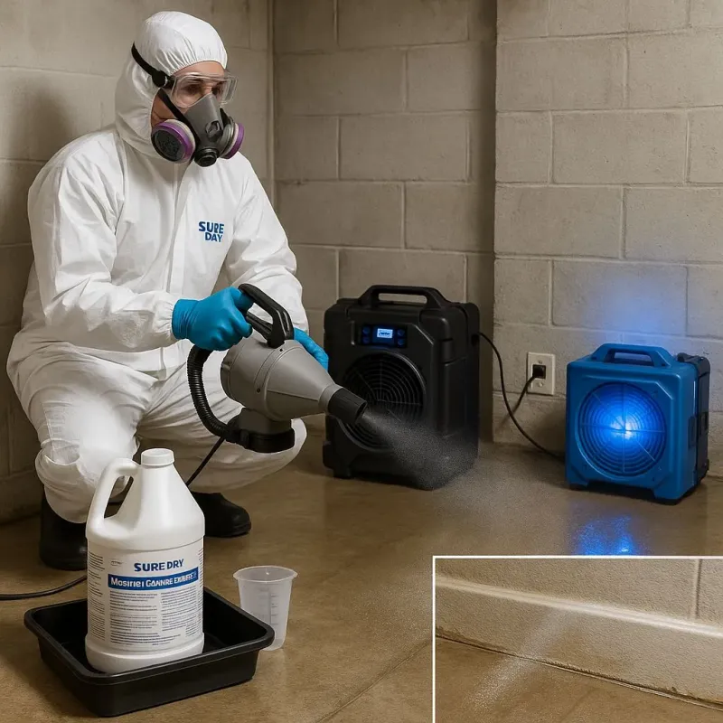 Sanitization and Odor Removal process in Sarita, TX