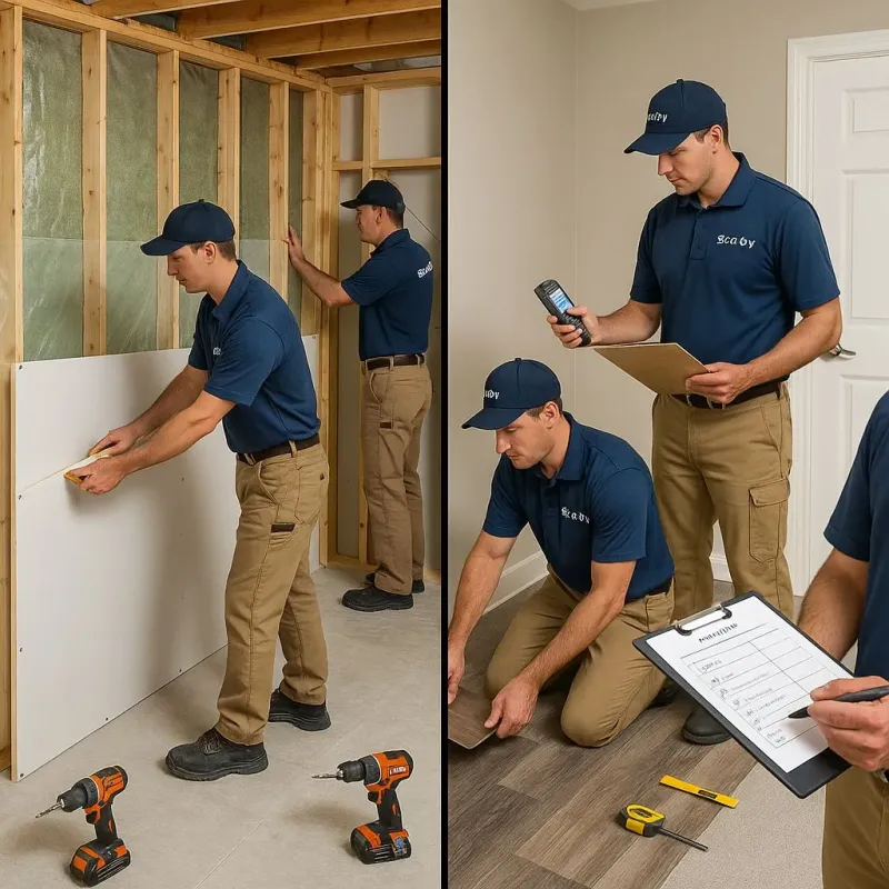 Repairs and Reconstruction process in Sarita, TX